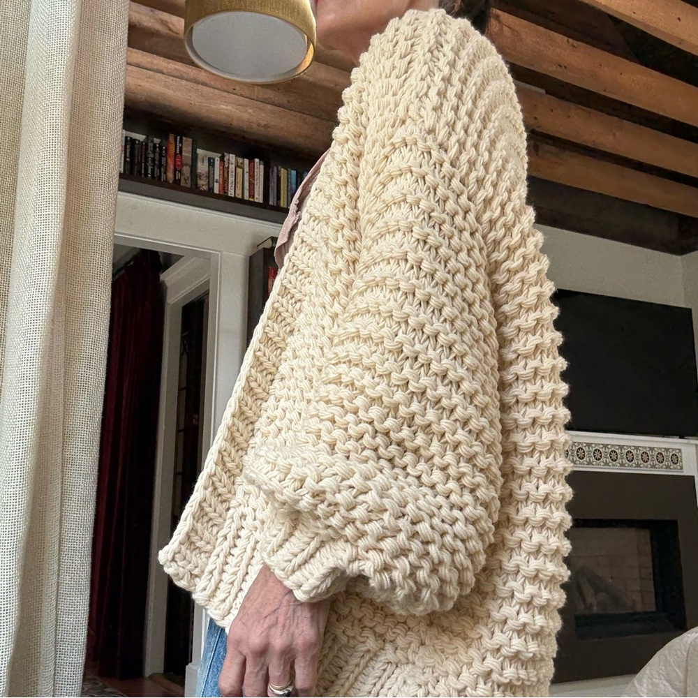Anthropologie chunky knit cardigan - Picture 2 of 15